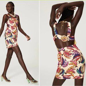 Farm Rio Bananas mini dress size small